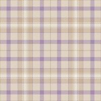 Subtle pastel plaid pattern in beige and lavender. Perfect for textile designs, website backgrounds, or stationery. Evokes a feeling of calm and sophistication. vector