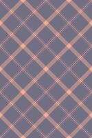 Setting textile plaid seamless, chic check fabric texture. Picture tartan background pattern in pastel and red colors. vector
