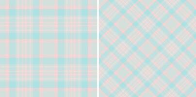 Pastel pink and blue plaid patterns. Perfect for backgrounds, textiles, and fashion design. Soft, delicate textures evoke feelings of serenity and calm. Versatile designs for various projects. vector
