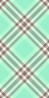 Satin background texture , 20s pattern textile seamless. Retro check plaid fabric tartan in light and mint colors.