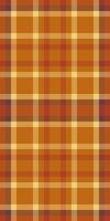 Warm autumnal plaid pattern. Perfect for fallthemed designs, textiles, apparel, or website backgrounds. Evokes feelings of warmth, comfort, and rustic charm. Ideal for seasonal projects. vector
