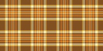Warm autumnal plaid pattern in rich brown and gold hues. Perfect for textile design, fallthemed projects, or adding a touch of rustic charm to your designs. vector