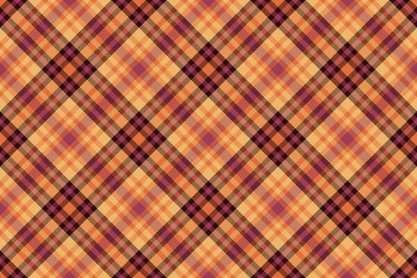 Warm autumnal plaid pattern. Diagonal lines in rich orange, brown, and purple hues create a cozy and inviting texture. Perfect for fallthemed designs, textiles, apparel, or website backgrounds.