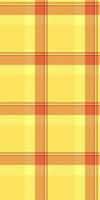 Vibrant yellow and orange plaid pattern. Perfect for textile design, website backgrounds, or as a cheerful, optimistic graphic element. vector