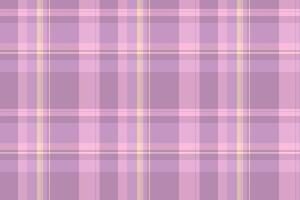 Elegant pastel purple and cream plaid pattern. Perfect for textile design, website backgrounds, or crafting projects. Subtle texture adds sophistication and a touch of vintage charm. vector