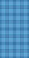 Skirt check tartan texture, kilt seamless background textile. Basic pattern plaid fabric in cyan and blue colors. vector