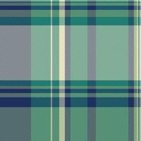 Elegant teal, cream, and navy plaid pattern. Perfect for textile design, apparel, or website backgrounds. Subtle texture and calming color palette evokes feelings of comfort and sophistication. vector