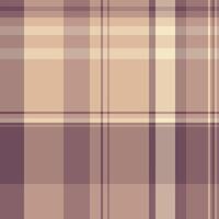Elegant muted plaid pattern in beige and mauve tones. Perfect for textile design, website backgrounds, or branding projects seeking a sophisticated and understated aesthetic. vector