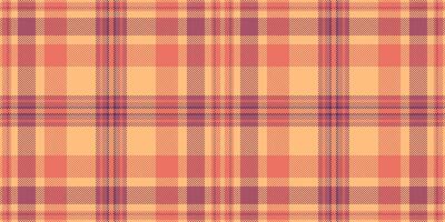 Warm autumnal plaid pattern in muted peach, orange, and purple tones. Perfect for textile designs, fallthemed projects, or creating a cozy and rustic aesthetic. vector