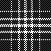 Stylish monochrome plaid pattern. Perfect for textile design, fashion, or website backgrounds. The intricate weave creates a sophisticated, timeless feel. vector