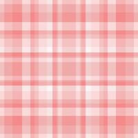 Delicate pink and white plaid pattern. Perfect for textile design, websites, packaging, and more. Subtle texture adds visual interest. This soft, elegant design evokes feelings of calm and serenity. vector