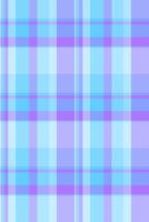 Knit textile tartan , filigree background seamless check. Trendy pattern fabric texture plaid in cyan and blue colors. vector