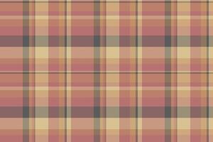 Elegant muted pink, beige, and brown plaid pattern. Perfect for textile design, wallpaper, or website backgrounds. Subtle texture and soft color palette evoke feelings of warmth and comfort. vector