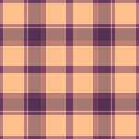 Elegant peach and purple plaid pattern. Perfect for textile design, website backgrounds, or fallthemed projects. vector