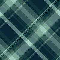 Abstract pixelated plaid pattern in shades of teal and navy. Perfect for backgrounds, textiles, and design projects requiring a classic, refined texture. vector