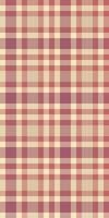 Subtle and sophisticated muted pink and beige plaid pattern. Perfect for textile design, fashion, home decor, and website backgrounds. Evokes feelings of warmth, comfort, and rustic charm. vector