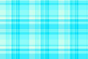 Independence day check textile texture, handmade plaid tartan. Pano seamless fabric background pattern in cyan and teal colors. vector