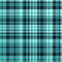 Serene teal and black plaid pattern. Perfect for textile design, fashion, website backgrounds, or wrapping paper. This calming, textured image evokes feelings of tranquility and sophistication. vector