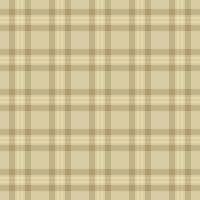 Flannel plaid pattern seamless, old background tartan. Femininity check texture fabric textile in light and amber colors. vector
