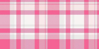 Pretty pink and white plaid pattern. Ideal for textile design, fashion, websites, and backgrounds. This soft, delicate texture evokes feelings of femininity and tranquility. vector