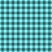 Vibrant teal and aqua gingham pattern. Perfect for textile designs, backgrounds, website assets, or crafting projects. This cheerful, repeating texture offers a fresh, modern take on classic plaid. vector