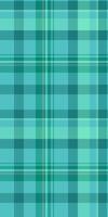 Tile plaid seamless fabric, merry christmas texture textile . Autumn check tartan pattern background in cyan and teal colors. vector
