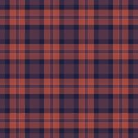 Classic plaid pattern in deep red and blue hues. A versatile design for textiles, backgrounds, and design projects needing a warm, traditional touch. Perfect for autumn, winter, or cozy themes. vector