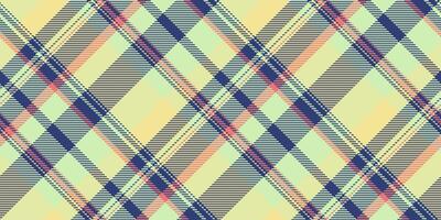 Autumn tartan pattern fabric, throw textile background texture. Geometrical check seamless plaid in light and blue colors. vector