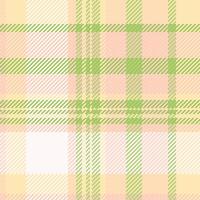 Delicate pastel plaid pattern. A seamless texture in pink, green, and yellow. Use for backgrounds, textiles, or graphic designs with a soft, cozy feel. vector