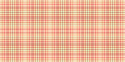 Rural check seamless fabric, graphic pattern plaid. Knot background tartan texture textile in red and amber colors. vector