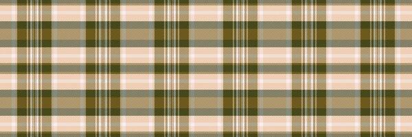 Elegant neutral plaid pattern in soft greens and beige. Perfect for textile design, backgrounds, or website templates. This subtle yet stylish texture evokes feelings of warmth and comfort. vector