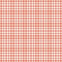 Subtle coral and cream plaid pattern. Perfect for textile design, packaging, or website backgrounds. Evokes feelings of warmth, comfort, and rustic charm. Seamless repeat for endless applications. vector