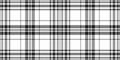 Stylish black and white plaid pattern. Perfect for textile design, website backgrounds, or any project needing a classic, timeless aesthetic. vector