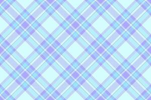 Pastel blue and purple plaid pattern. Perfect for textile design, backgrounds, or wrapping paper. Subtle yet stylish, this seamless texture evokes feelings of calmness and serenity. vector