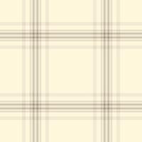 Overlay check texture, picnic plaid seamless tartan. Ethnicity background pattern fabric textile in light and cornsilk colors. vector