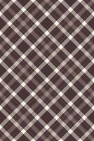 Old plaid seamless tartan, equal check pattern. Installing background fabric texture textile in dark and old lace colors. vector
