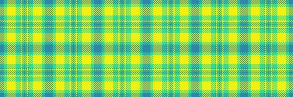 Vibrant yellow and teal plaid pattern. Perfect for textile design, website backgrounds, or adding a cheerful, energetic vibe to any project. vector