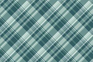 Present seamless textile texture, rustic plaid background . British fabric tartan pattern check in pastel and teal colors. vector