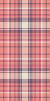 Soft coral and mauve plaid pattern. Perfect for textile design, fashion, websites, and branding projects. This delicate texture evokes feelings of warmth, comfort, and style. vector