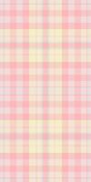 Pastel pink and yellow plaid pattern. Perfect for backgrounds, textiles, or scrapbooking. Soft, gentle, and evokes feelings of warmth and comfort. vector