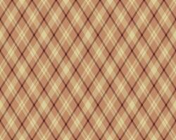 Elegant diagonal plaid pattern in warm earth tones. Perfect for textile design, fallthemed projects, or creating a rustic yet sophisticated aesthetic. vector