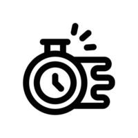 fast time line icon. Clean and minimalist icon for websites and mobile apps. vector