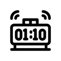 digital alarm line icon. Clean and minimalist icon for websites and mobile apps. vector