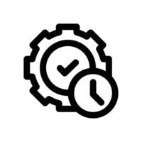efficiency line icon. Clean and minimalist icon for websites and mobile apps. vector