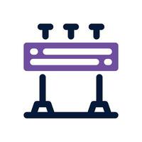 welcome gate dual tone icon. Sleek and modern icon for websites and mobile apps. vector