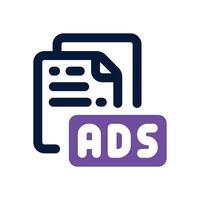 data report dual tone icon. Sleek and modern icon for websites and mobile apps. vector