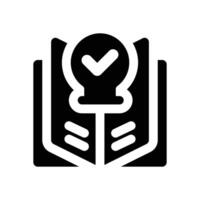 creative glyph icon. Strong and solid icon for websites and mobile apps. vector