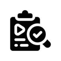 refinement glyph icon. Strong and solid icon for websites and mobile apps. vector