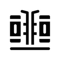 banner glyph icon. Strong and solid icon for websites and mobile apps. vector
