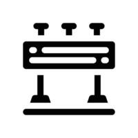 welcome gate glyph icon. Strong and solid icon for websites and mobile apps. vector